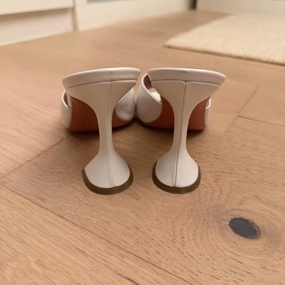 Amina Muaddi Lupita Leather Sandals - Picture 2 of 3